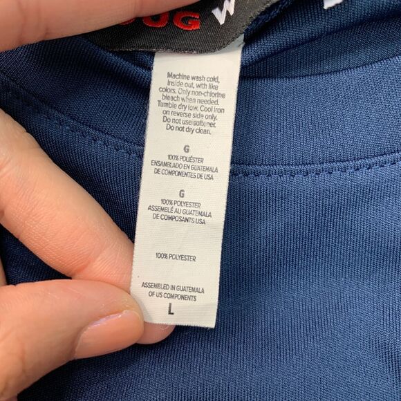 Doug Wood Tank Top Mens L Large Navy Confront The Beast Sleeveless Workout Gym - Picture 7 of 10